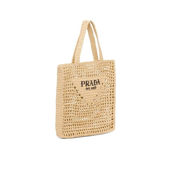 PRADA RAFFIA TOTE BAG - Picture 6 of 6